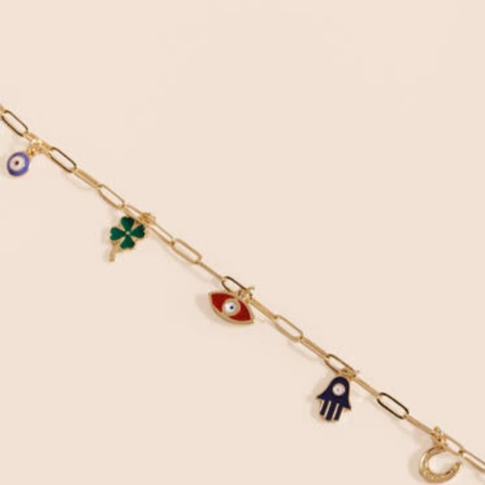 3 for $15.00 - BRAND New Lucky Evil Eye Athena Charm Bracelet